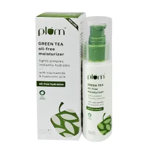 Plum Green Tea Oil-Free Moisturizer – 50ml | With Niacinamide & Hyaluronic Acid for Hydrated, Matte Skin
